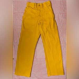 Size XXS Big Bud Press - Mustard/Bright yellow Work Pants